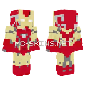 Iron Man Mark 85 Minecraft skin