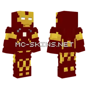 Iron Man Mark 9 Minecraft skin