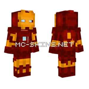 Iron Man Mark III Minecraft skin