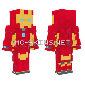 Iron Man Marvel Comics Minecraft skin