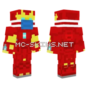 Iron Man Masked Minecraft skin
