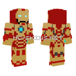 Iron Man Mk 42 Minecraft skin