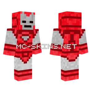 Iron Man Silver Centurion Minecraft skin