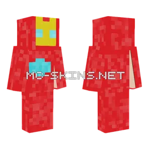 Iron Man Suit Minecraft skin