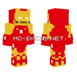 Iron Man Suit Minecraft skin