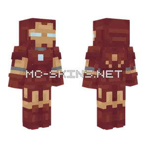 Iron Man Suit Minecraft skin