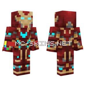 Iron Man Suit Minecraft skin