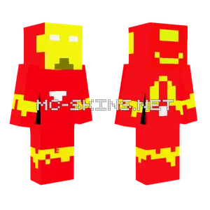 Iron Man Suit Minecraft skin