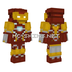 Iron Man Suit Minecraft skin