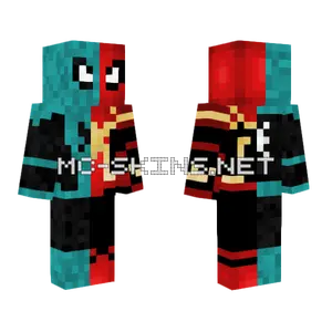 Iron Spider-Man Collab Minecraft skin