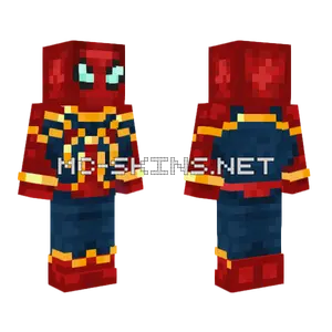 Iron Spider Suit Minecraft skin