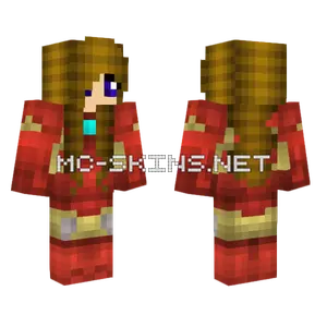 Iron Woman Minecraft skin