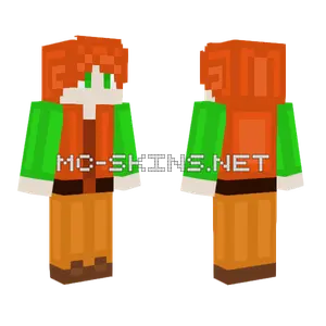 Iscrtctyccs Orange Fox Minecraft skin