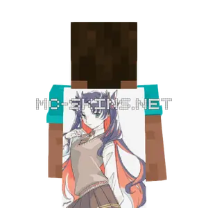 Ishtar School Uniform cape, outside and lining