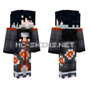 Itachi Holding Baby Sasuke Minecraft skin