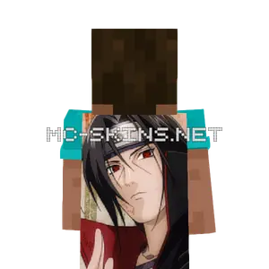 Itachi Uchiha cape, outside and lining