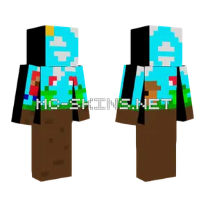 Its Mario Minecraft skin