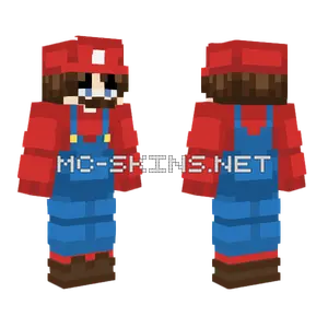 Itsa Me Mario Minecraft skin