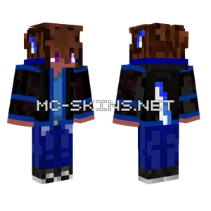 Itswaterwolf Main Protagonist V0 2 Minecraft skin