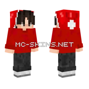 Ivancholol With Christmas Hat Minecraft skin