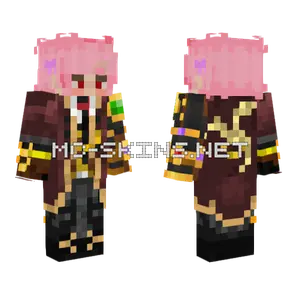 Ivory Rienetout Displaced SMP Minecraft skin