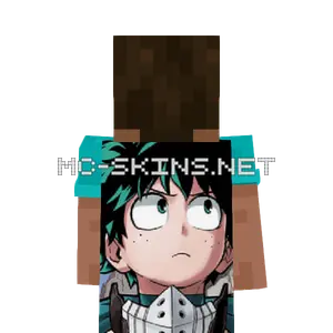 Izuku Midoriya cape, outside and lining