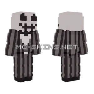 Jack Skellington Minecraft skin