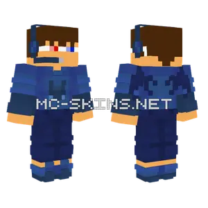 Jackmanifoldtv MCC 21 Blue Bats Minecraft skin