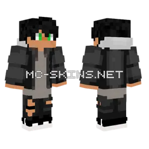 Jaden Green Eyes Minecraft skin