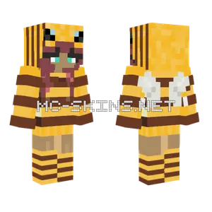 Jadexita Bee Girl Minecraft skin