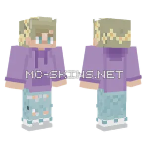 Jake Purple Minecraft skin