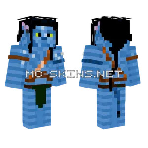 Jake Sully Avatar Minecraft skin