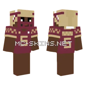 Jameis Winston Jersey Minecraft skin