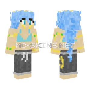 Jamin Blue Skin Fix Minecraft skin