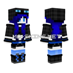 Janja21 Blue Robot Minecraft skin