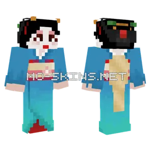 Japans Vrouw Minecraft skin