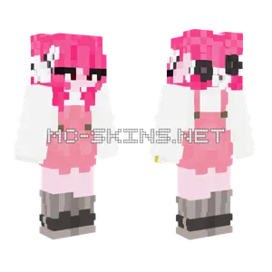 Jardineira Minecraft skin