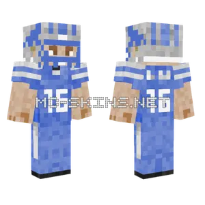 Jared Goff Football Skin Minecraft skin
