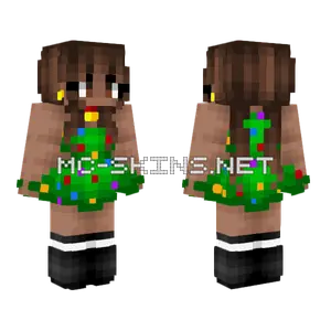 Jasmine Christmas Bells Minecraft skin