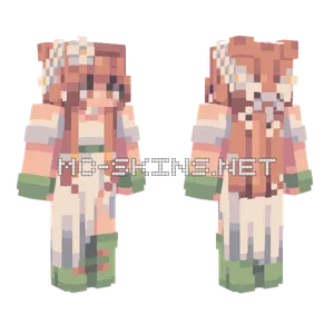 Jasmine Flower RCE Minecraft skin
