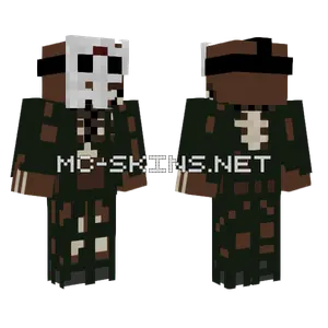 Jason Voorhees Friday 13th Minecraft skin
