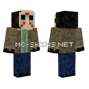 Jason Voorhees Mask Minecraft skin