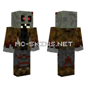 Jason Voorhees Mask Off Minecraft skin