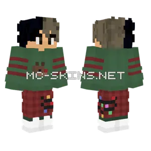 Jav Navidad Christmas Sweater Minecraft skin