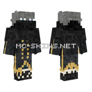 Jaxil Grey Hooded Figure