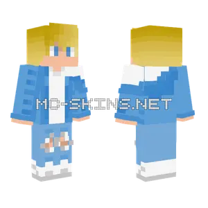 Jeans Blonde Boy Minecraft skin