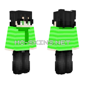 Jel67 Green Shirt Boy Minecraft skin