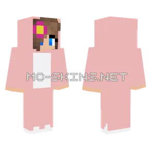 Jenny Belle Bunny Skin Minecraft skin