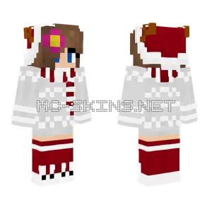 Jenny Belle Christmas Skin Minecraft skin