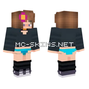 Jenny Belle Flustered Skin Minecraft skin